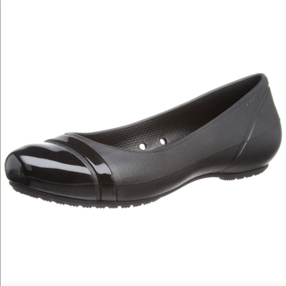 crocs cap toe flat
